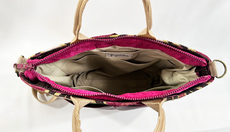 Peak Cross Body Satchel Fuchsia Serenade