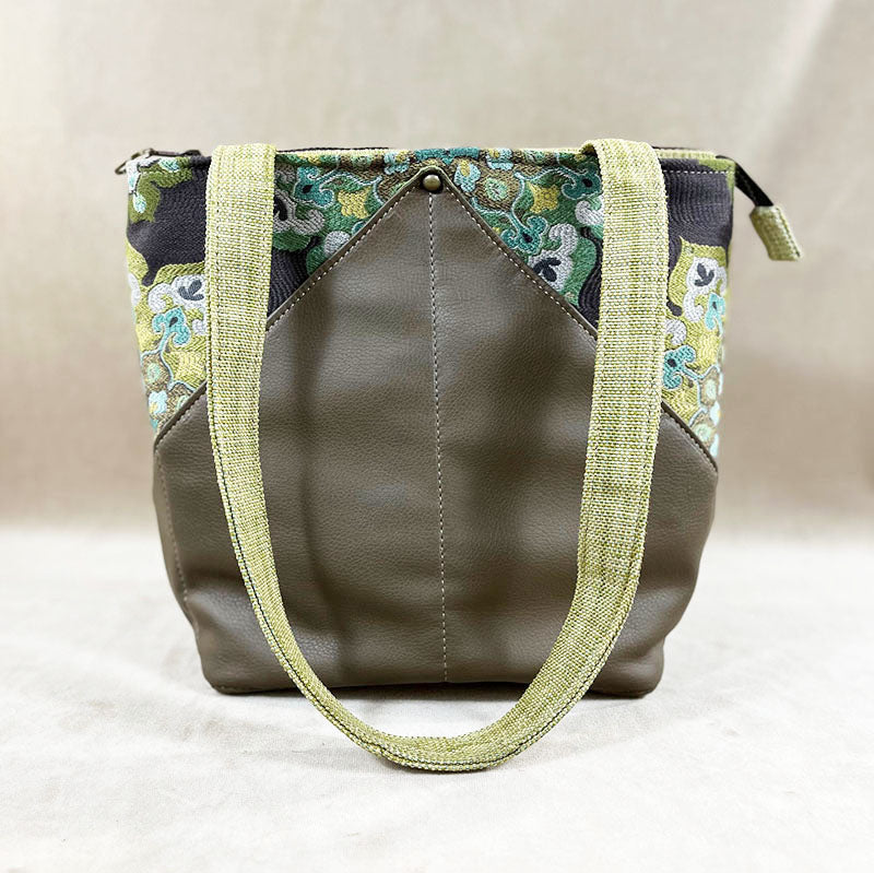 Peak Shoulder Satchel Majorica Parrot