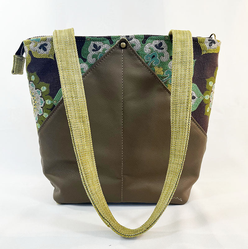 Peak Shoulder Satchel Majorica Parrot