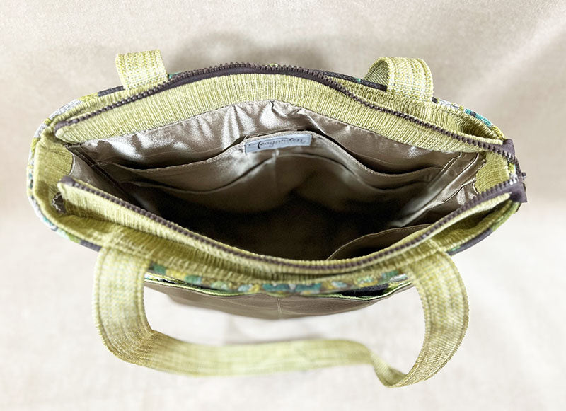 Peak Shoulder Satchel Majorica Parrot