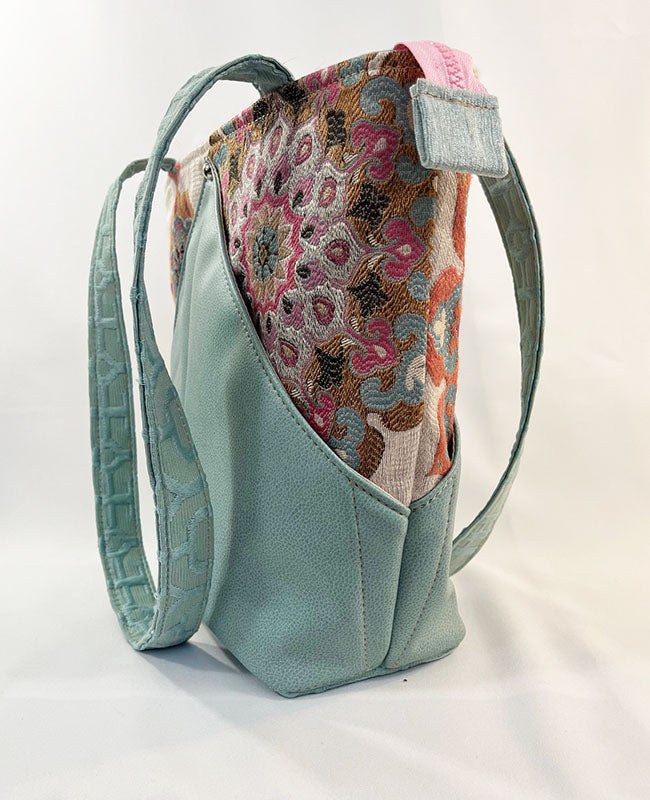 Peak Shoulder Satchel Majorica Sherbert