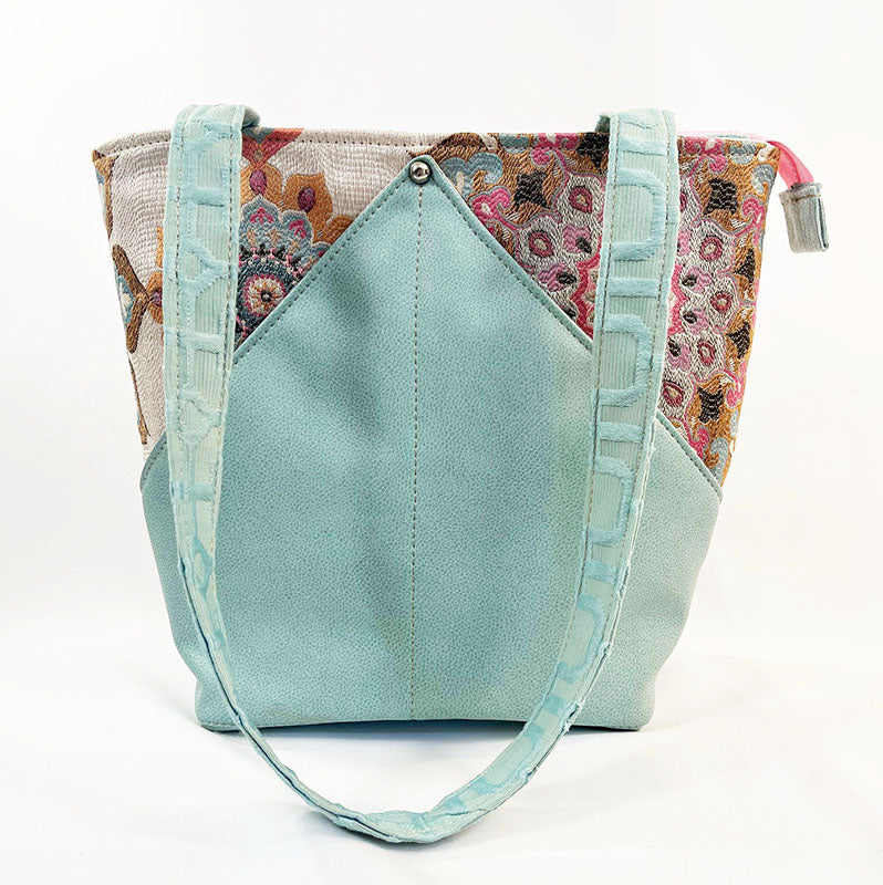 Peak Shoulder Satchel Majorica Sherbert