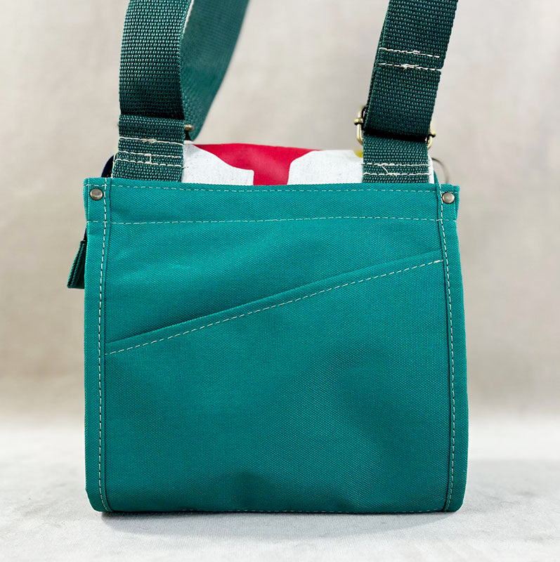 Utility Satchel Skyward Green Birds