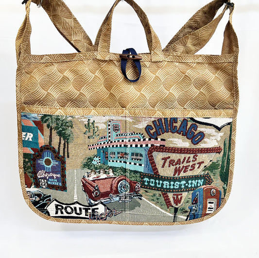 Cross Body Satchel Route 66