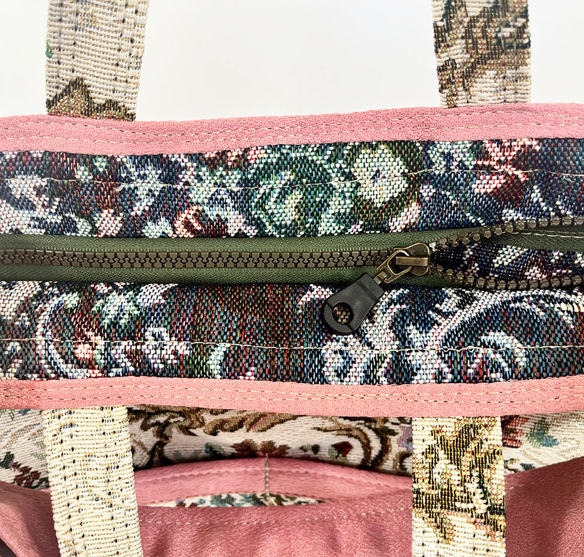 Cross Body Satchel 'Vintage Rose'