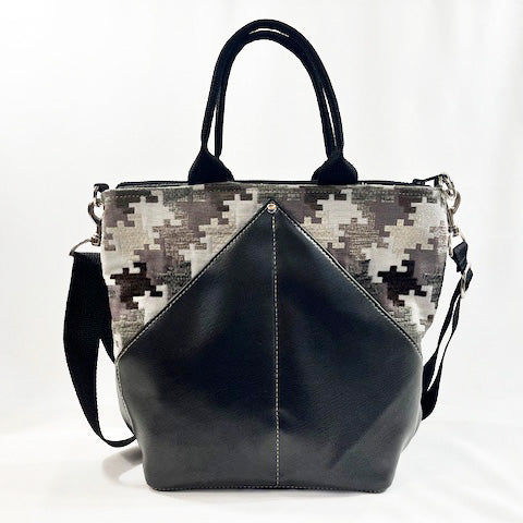 Peak Cross Body Satchel Coal Puzzle