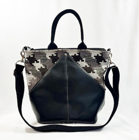 Peak Cross Body Satchel Coal Puzzle