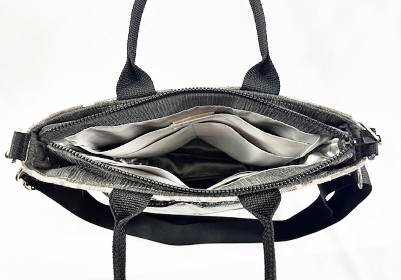 Peak Cross Body Satchel Coal Puzzle