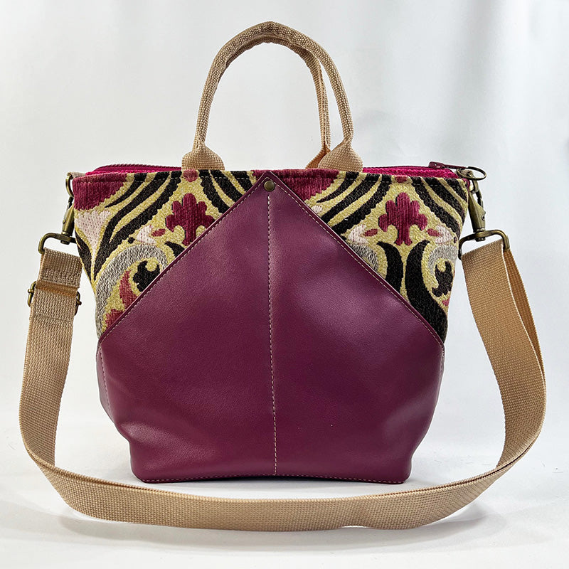 Peak Cross Body Satchel Fuchsia Serenade