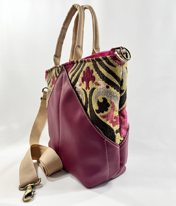 Peak Cross Body Satchel Fuchsia Serenade