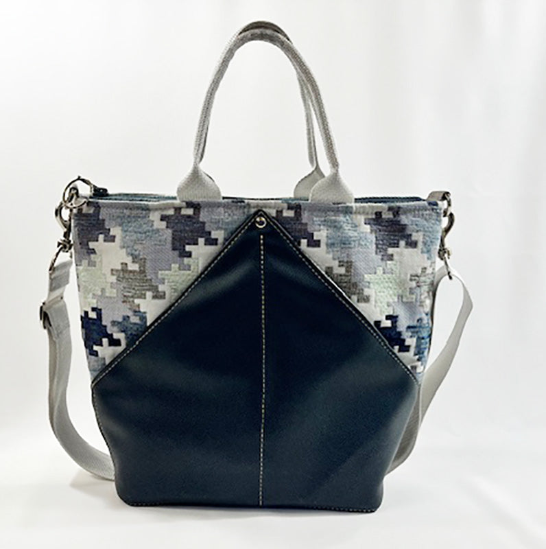 Peak Cross Body Satchel Slate Puzzle