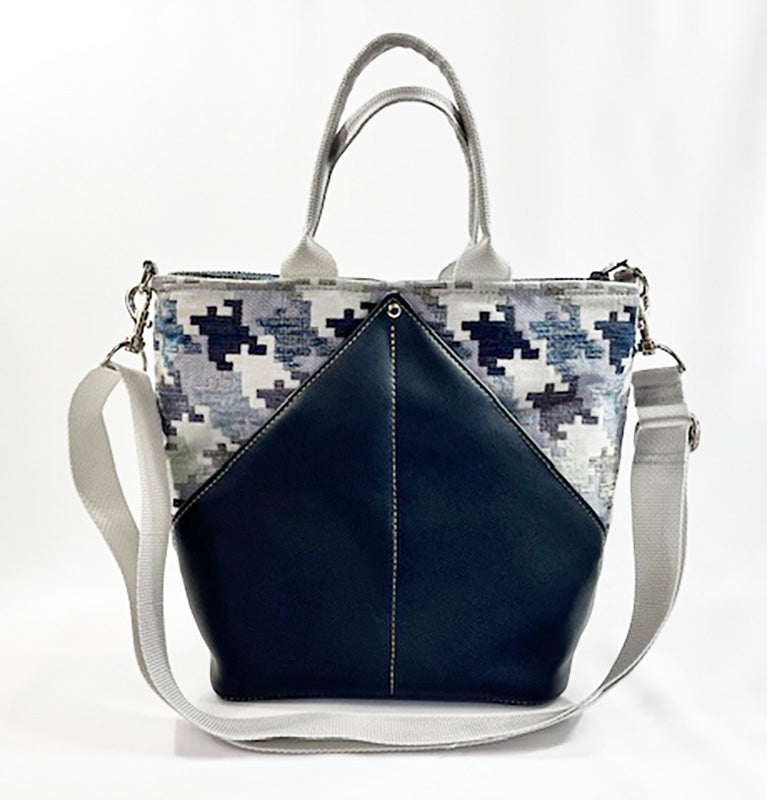 Peak Cross Body Satchel Slate Puzzle