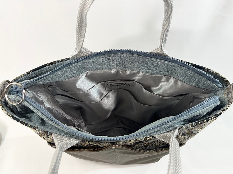 Peak Cross Body Satchel Coffee Paisley