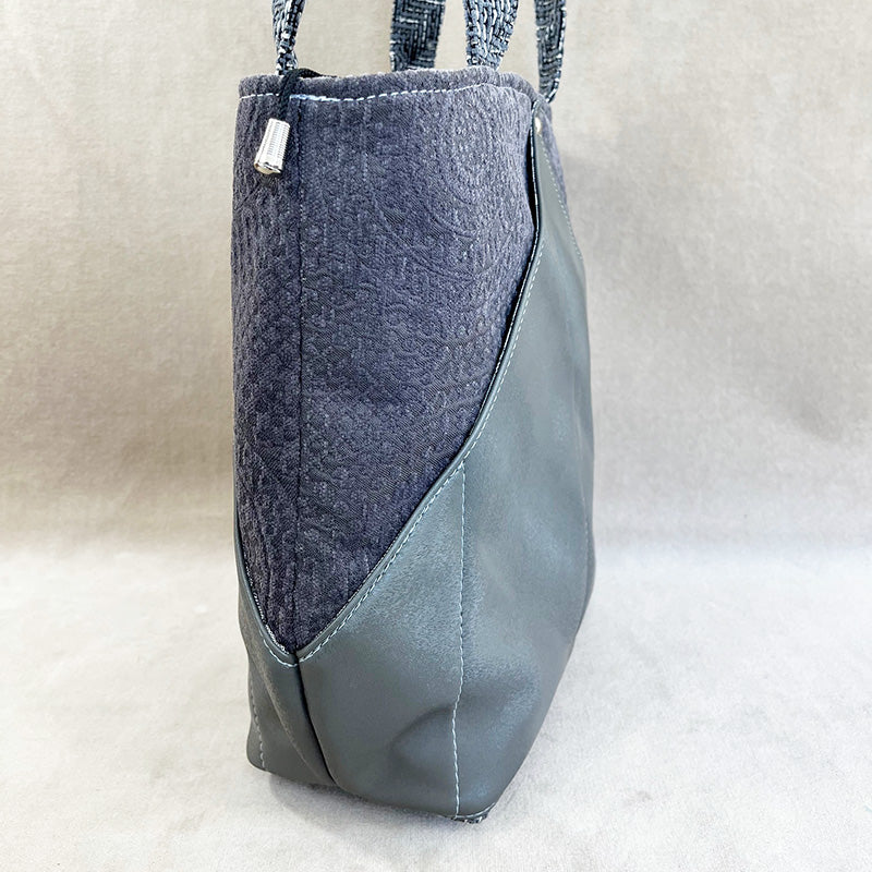 Peak Shoulder Satchel Matrix Grey