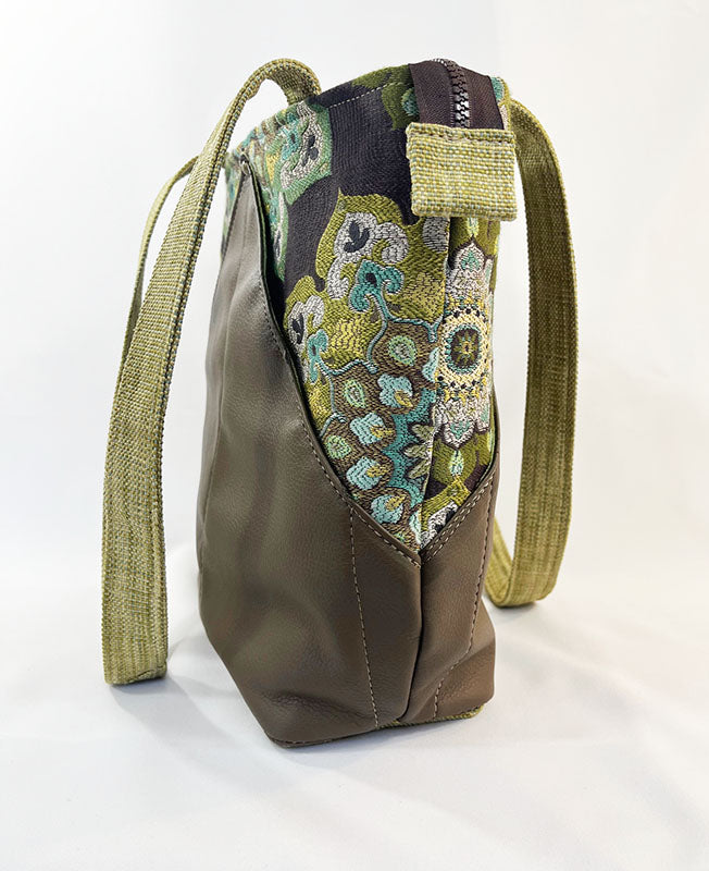Peak Shoulder Satchel Majorica Parrot