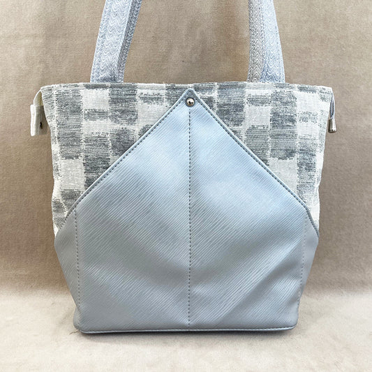 Peak Shoulder Satchel Upwardly Mobile Silver