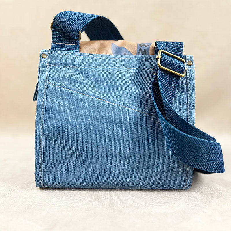 Utility Satchel Blue Sky Birds