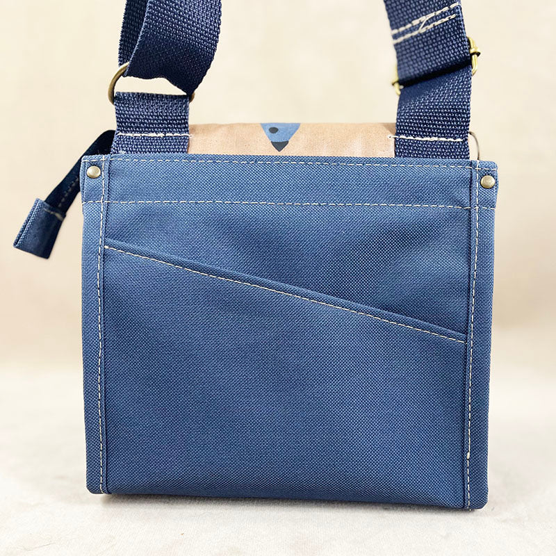 Utility Satchel Blue Sky Birds