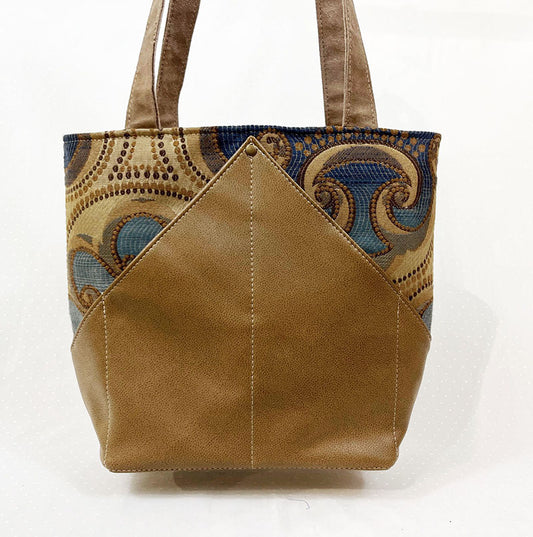 Peak Shoulder Satchel Tuscany Blue