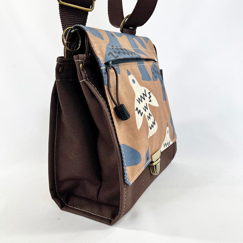 Utility Satchel Skyward Blue Birds