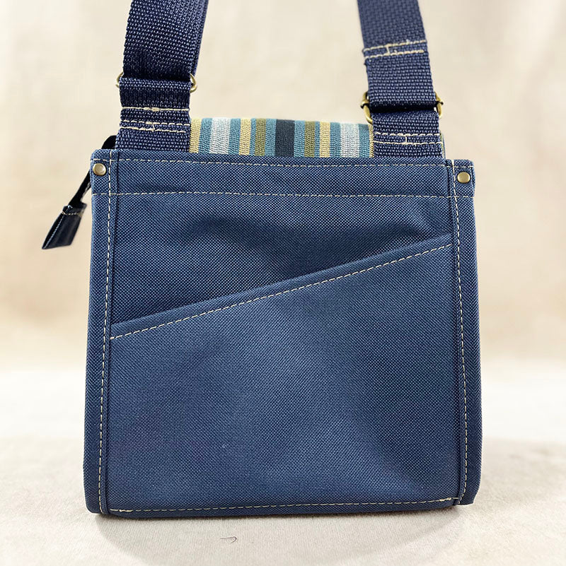 Utility Satchel Navy Stripe