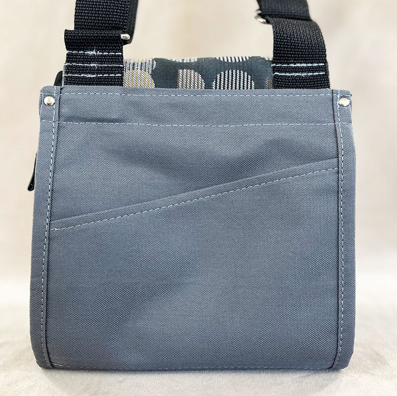 Utility Satchel Gray Bubbles