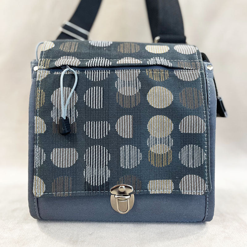 Utility Satchel Gray Bubbles