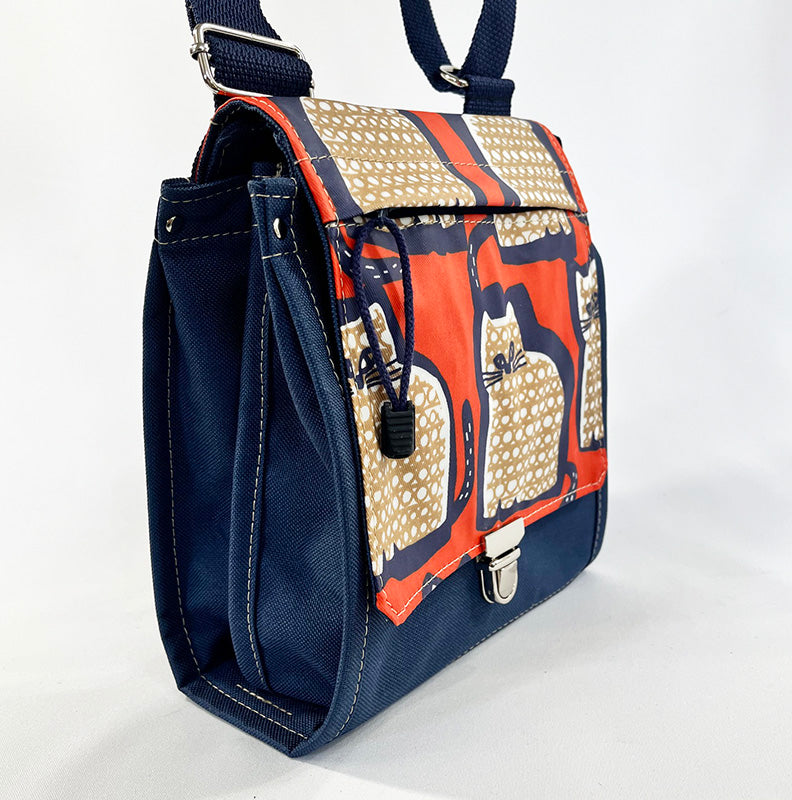 Utility Satchel Red Cats