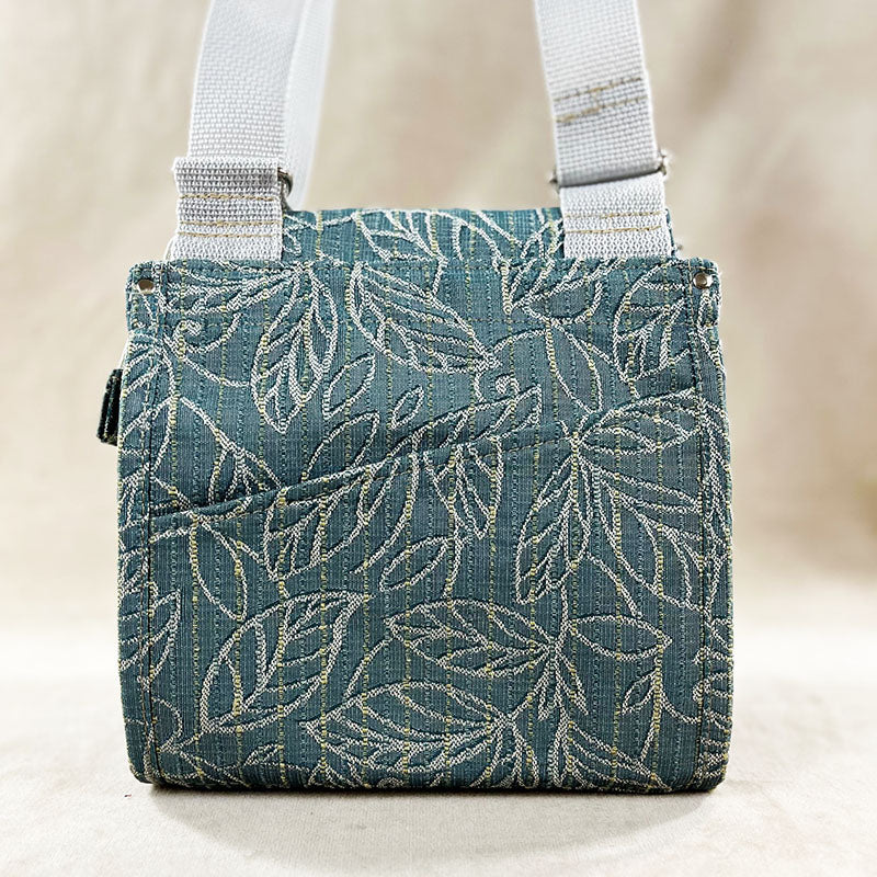 Utility Satchel Sun/Leaves (gray strap)