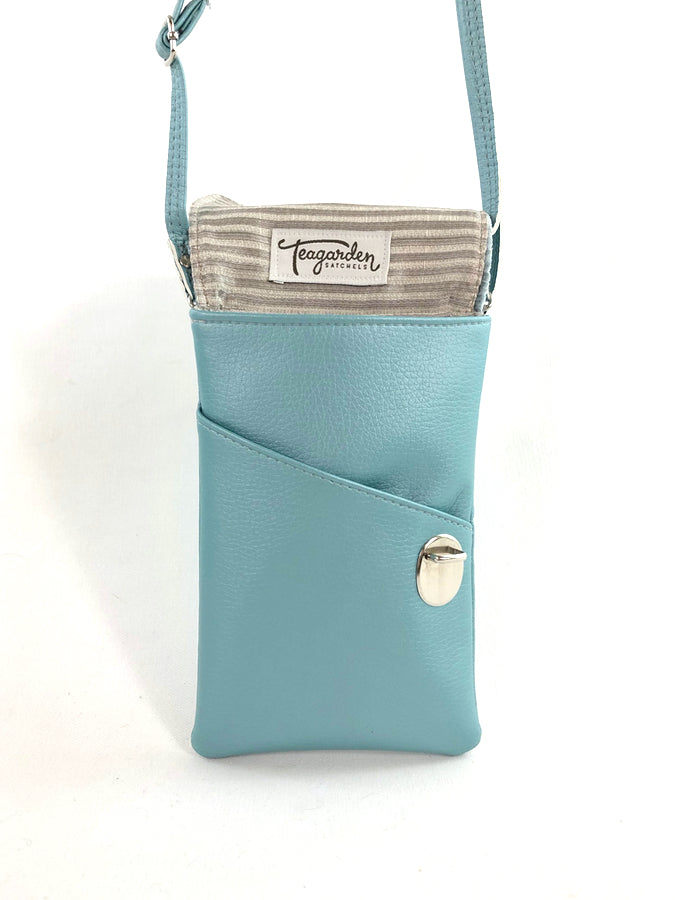 Pocket Purse- Brilliant Silver Blue