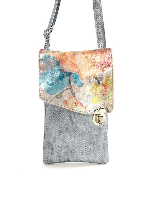 Pocket Purse- Coral Floral